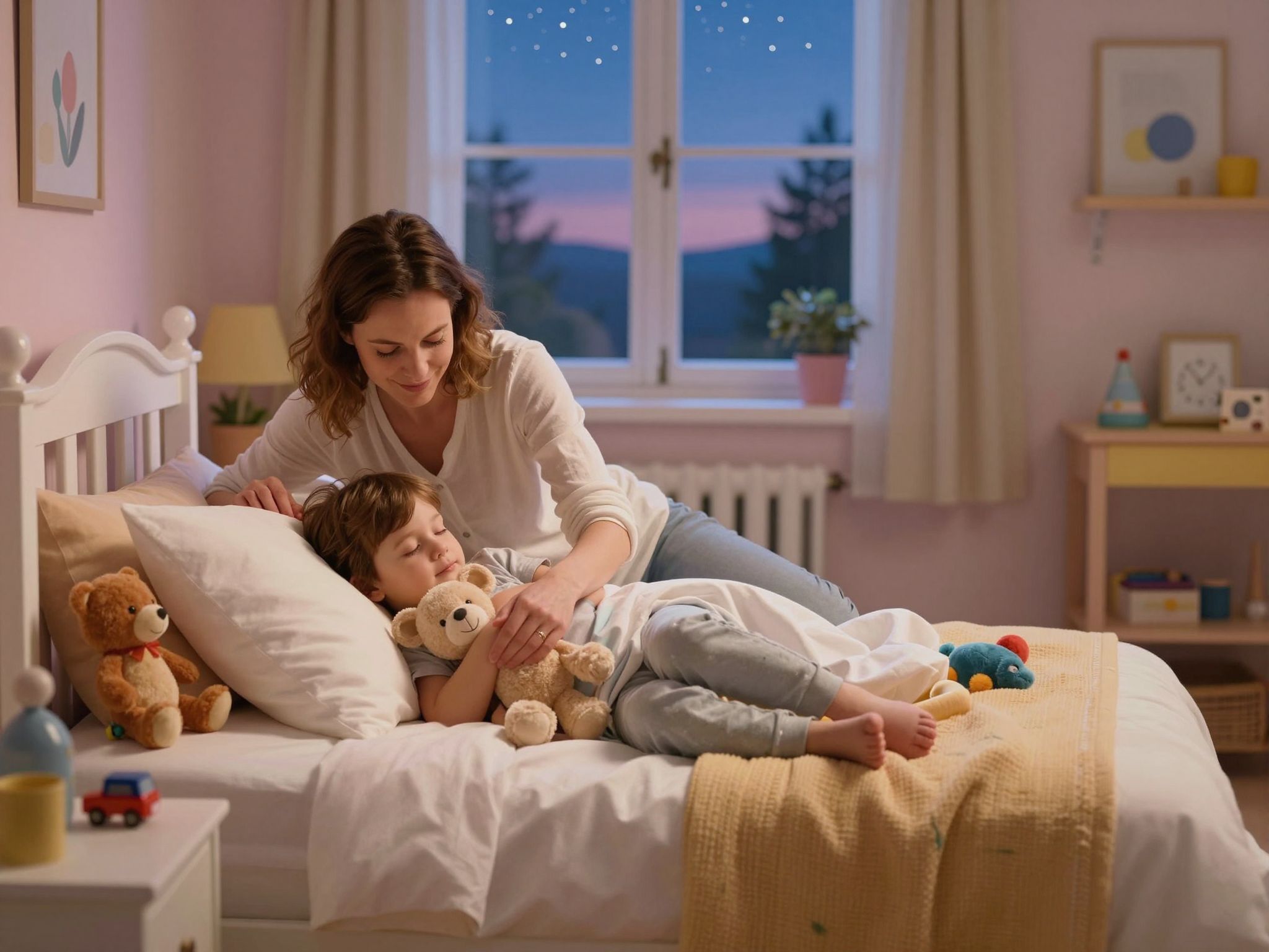 A napi rutin segít a kisgyerekek alvási ciklusának szabályozásában.