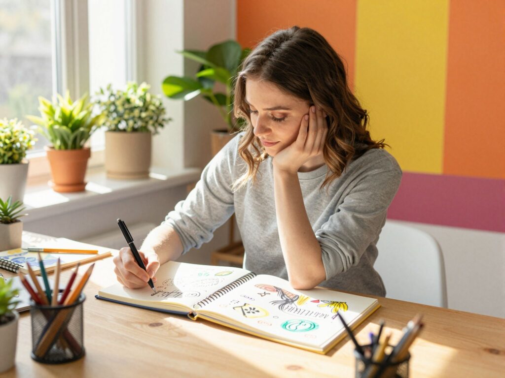 A naplóírás jótékony hatásai: Az érzelmi intelligencia és a kreativitás fejlesztése