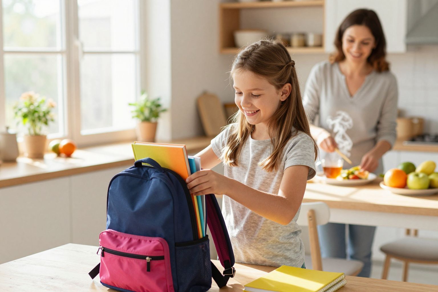 A vizuális tervezés csökkenti a reggeli készülődés stresszét.