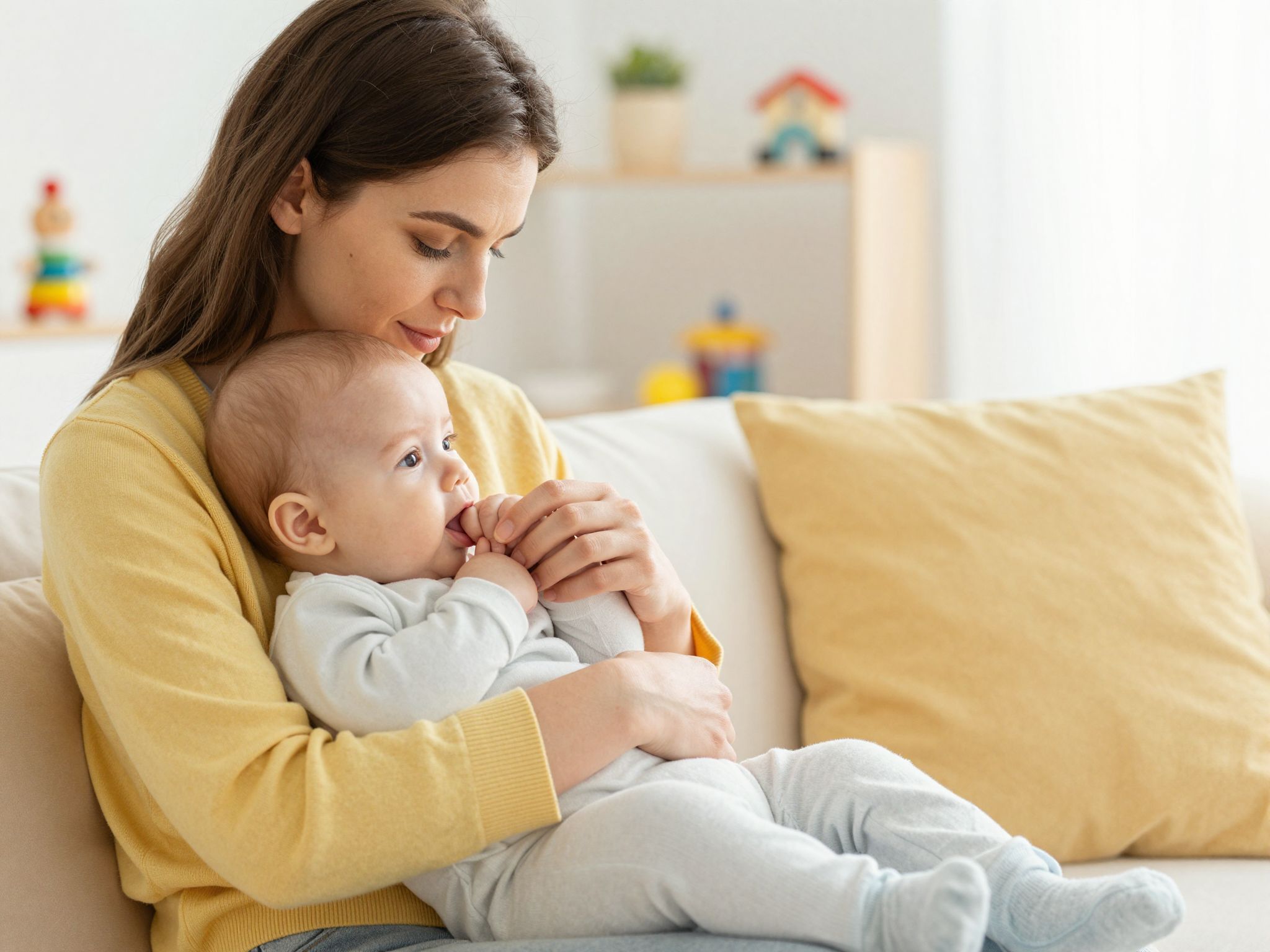 A sírás erős érzelmi jelzés a baba részéről.
