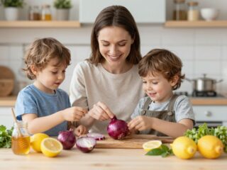 A vöröshagyma gyógyító ereje: hogyan használjuk megfázás és köhögés esetén gyerekeknél?