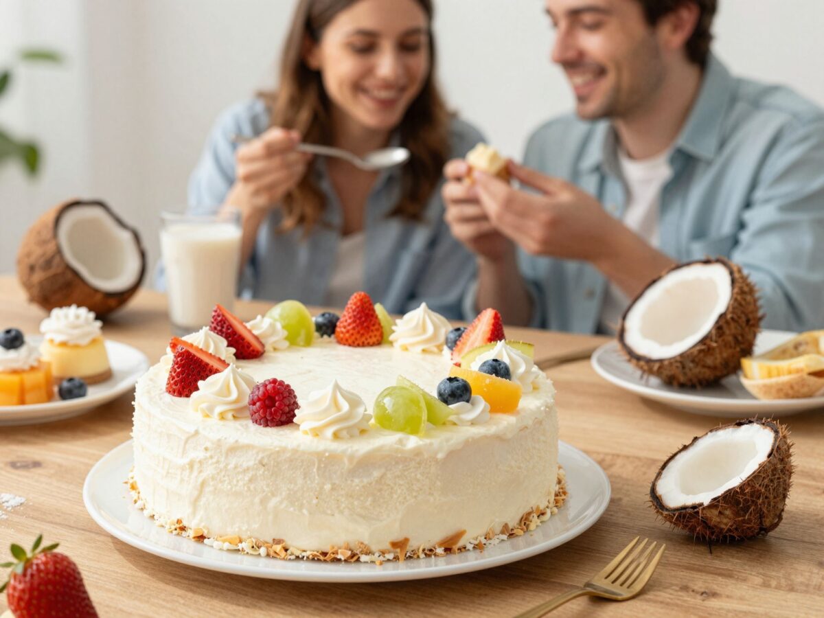 Allergiások kedvence: isteni kókuszos sütemény tej és tojás nélkül