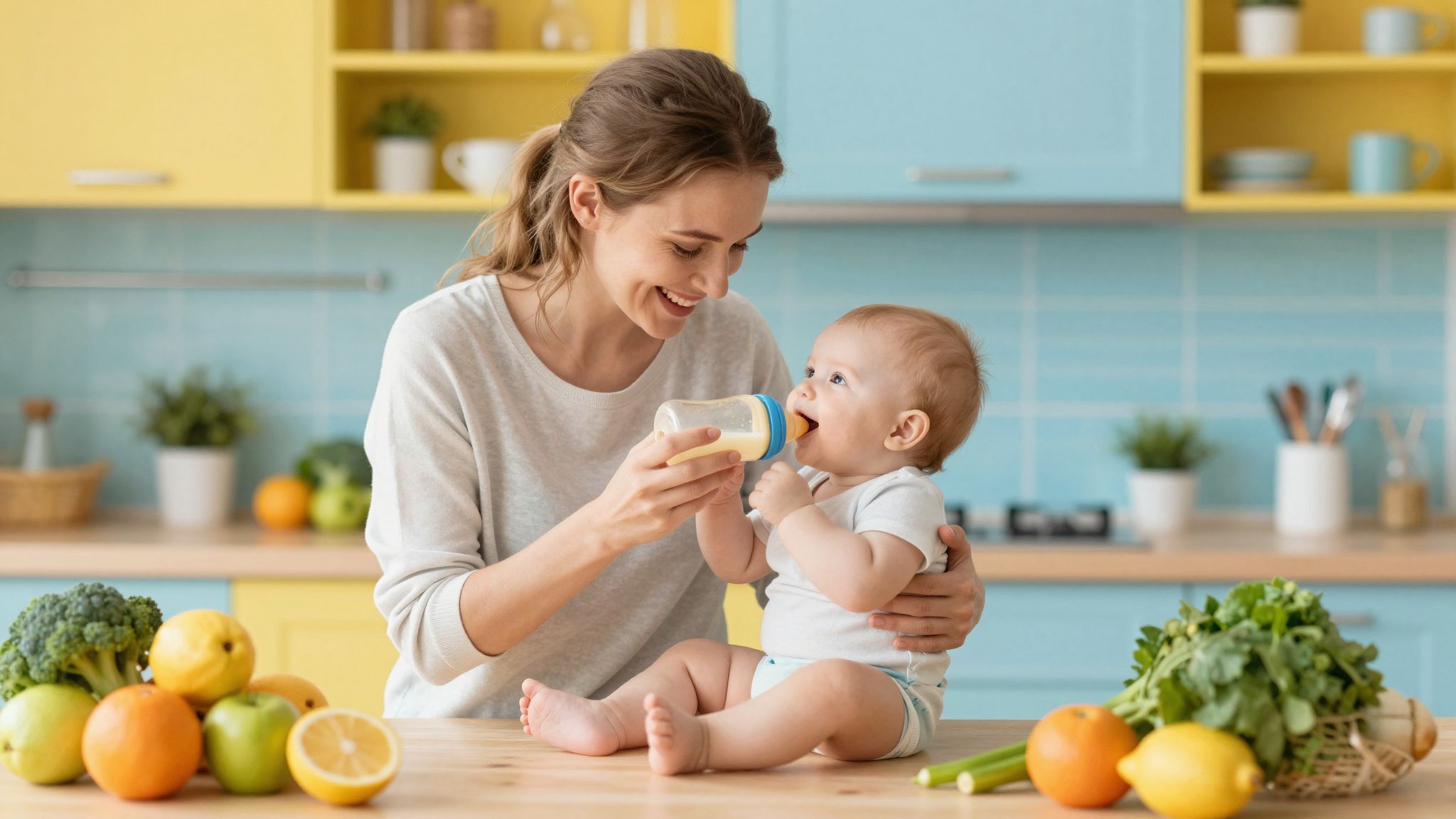 Az elválasztódás révén fejlődik a baba önállósága.