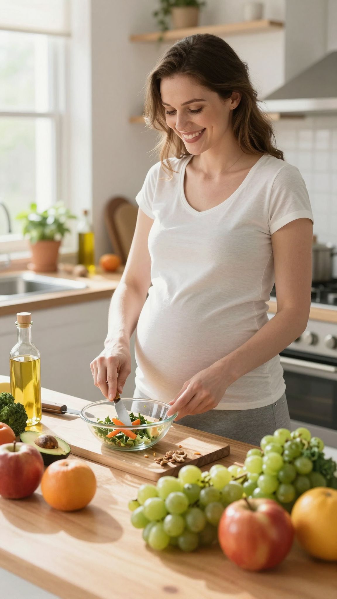 Az omega-3 zsírsavak támogatják a baba agyi fejlődését.