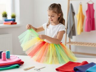 Egyszerű farsangi jelmez lányoknak: a tüllszoknya elkészítése lépésről lépésre