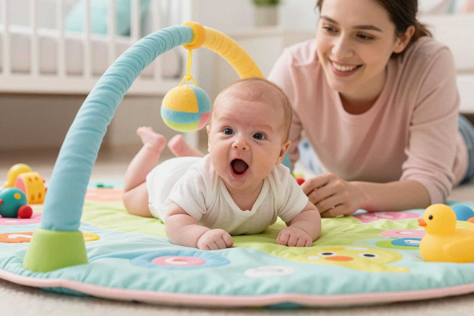 A pelenkázás során is megjelenhetnek emésztési hangok.