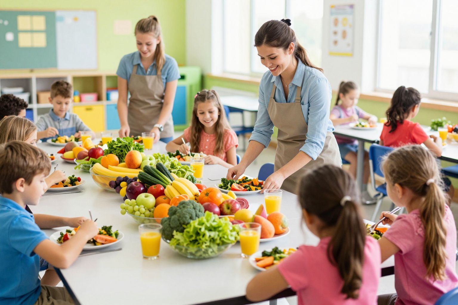 A helyi beszállítók támogatják a fenntartható közétkeztetést.