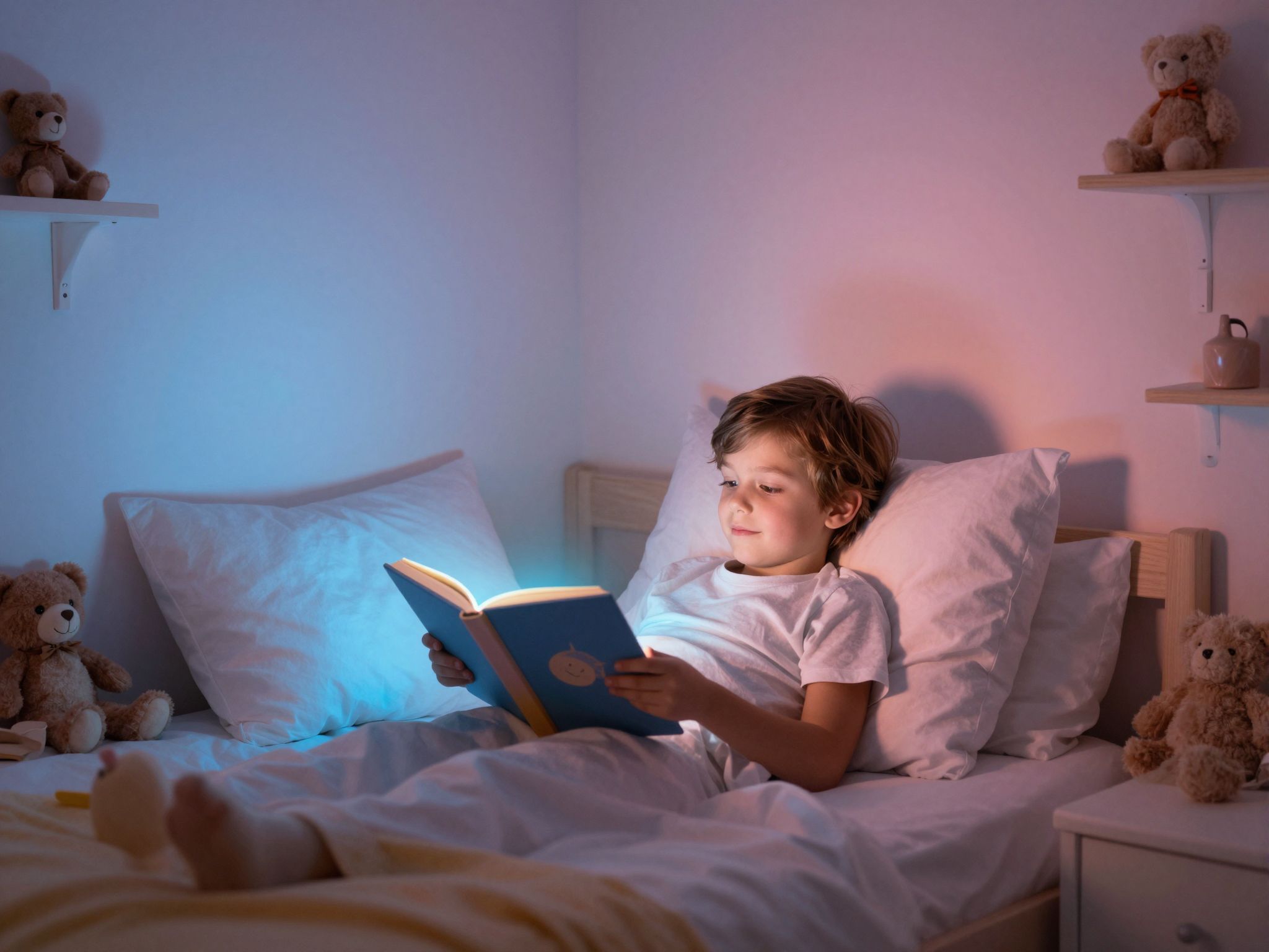 Az éjszakai fény színe befolyásolja a melatonin termelést.