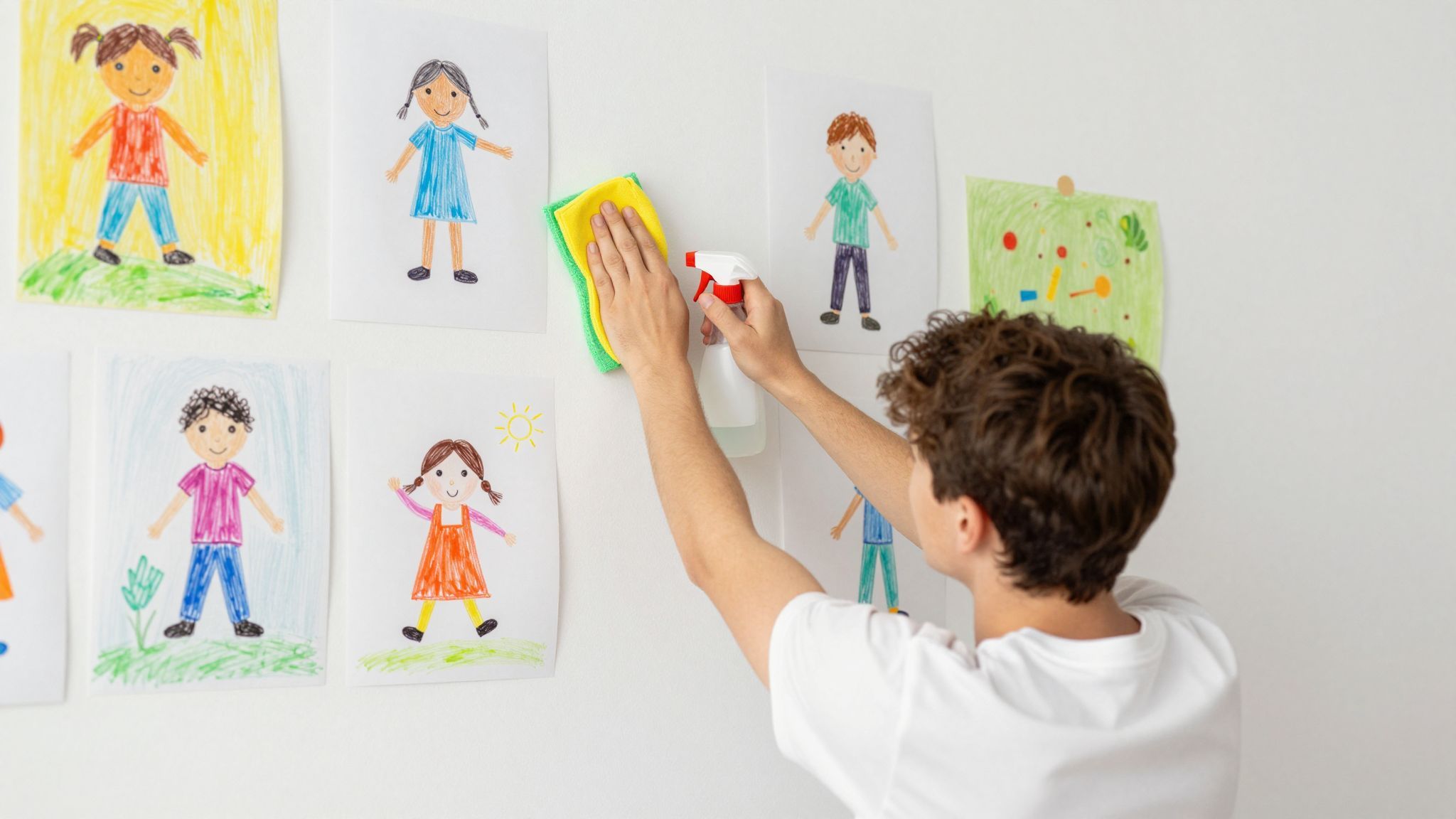 A fehér ecet hatékony a filctoll eltávolításában.