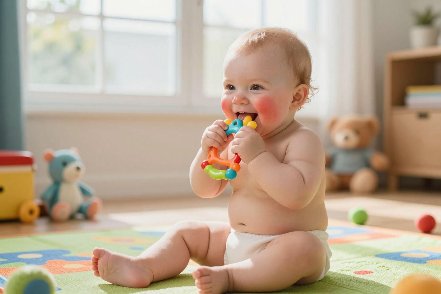 A fogzás során a baba ingerlékeny lehet.