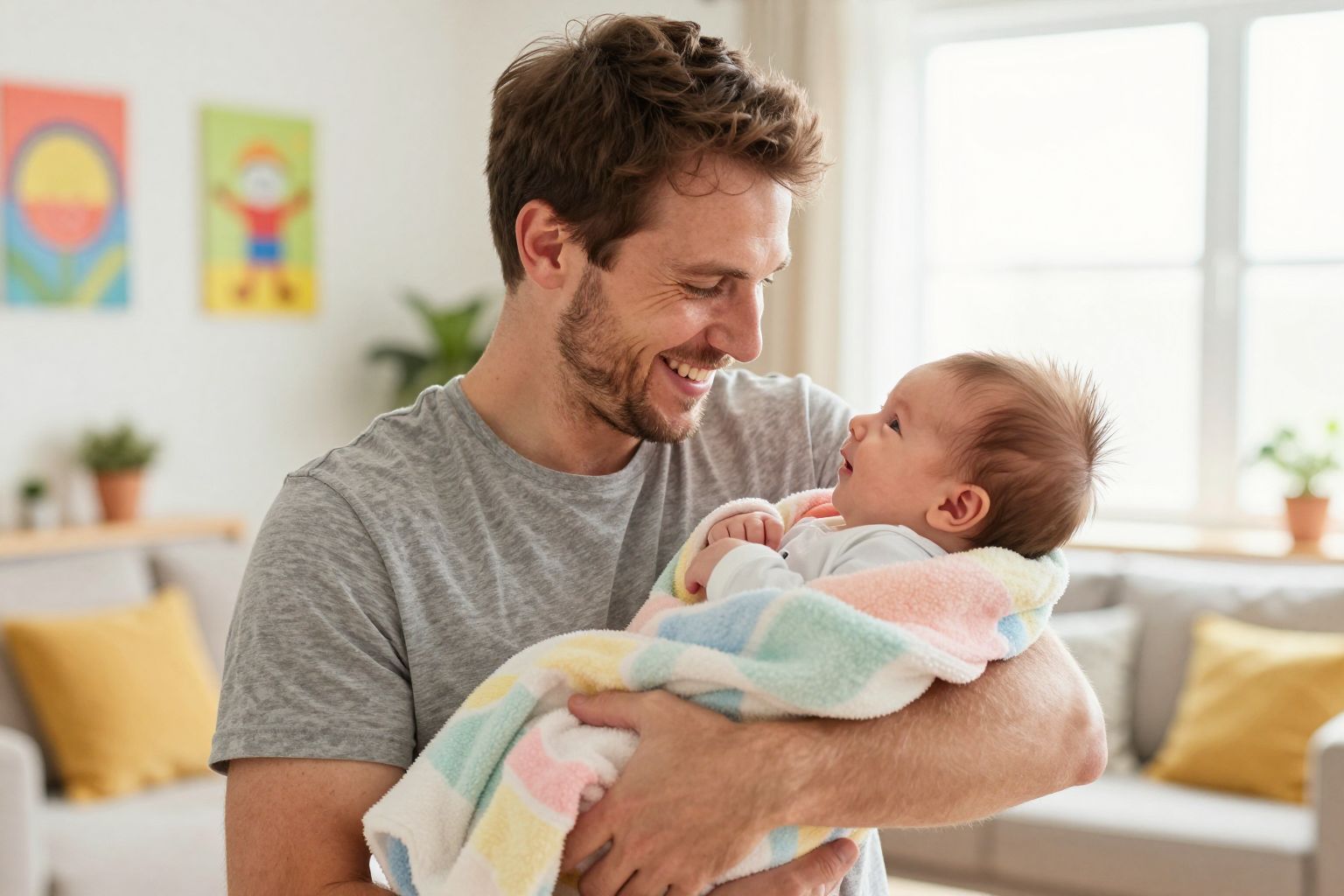 Újdonsült apaként a félelem és öröm keveredik.