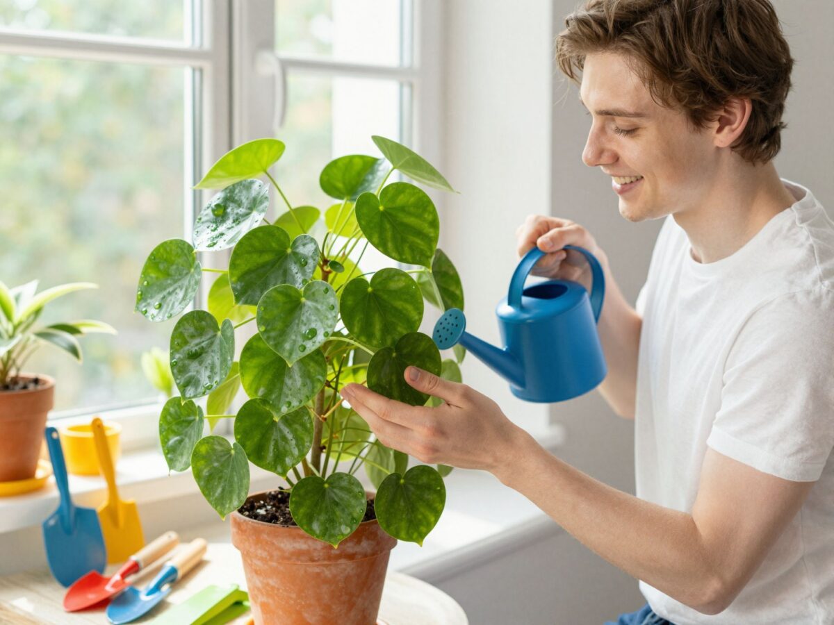 Hogyan ápold a pilea növényt, hogy tele legyen kis „pénzérmékkel”?