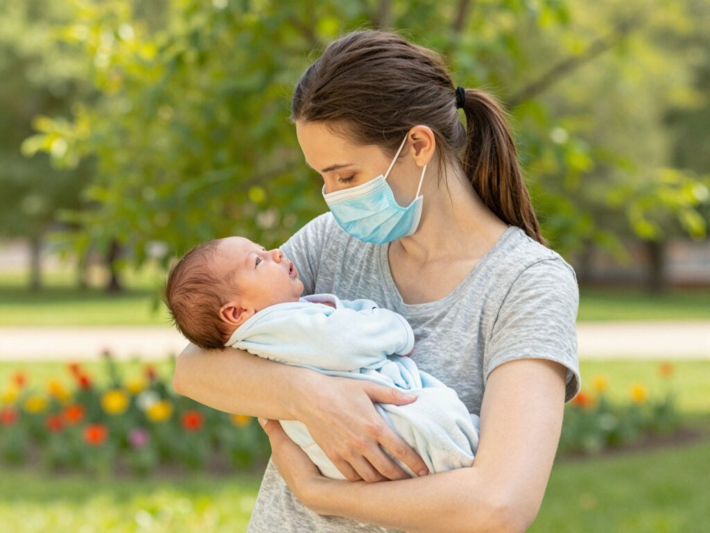 Hogyan levegőztesd biztonságosan az újszülött babát a koronavírus alatt?