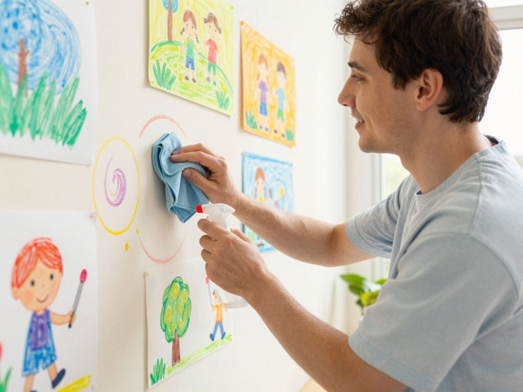 Hogyan szedd ki a filctollat a falról? Bevált praktikák a gyermeki „műalkotások” eltüntetésére