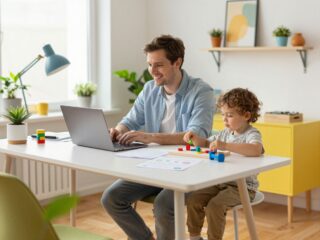Így dolgozz hatékonyan otthonról, ha a gyerek is veled van