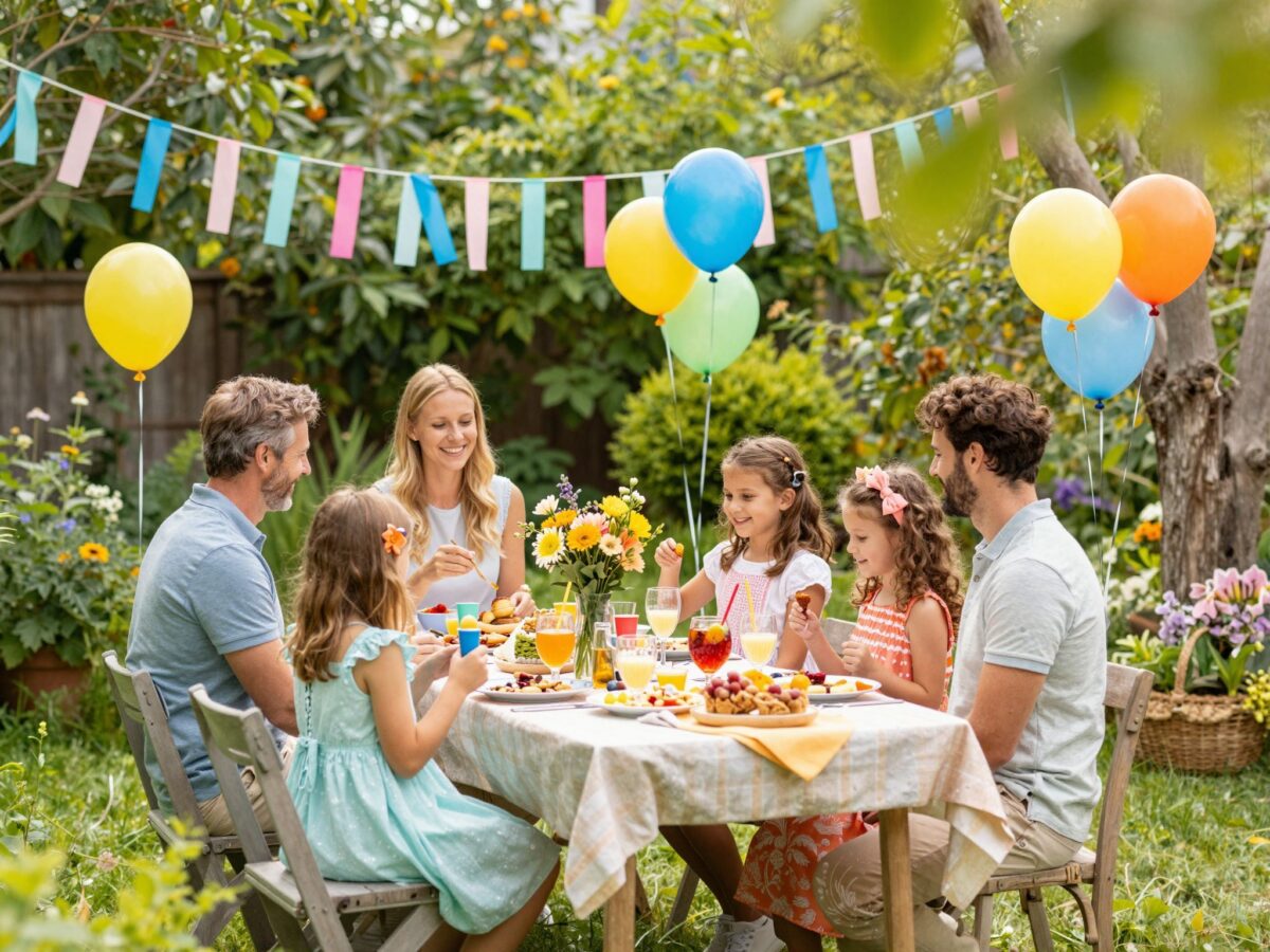 Kerti party szülőavatóra: dekor, program és költségkeret tippek