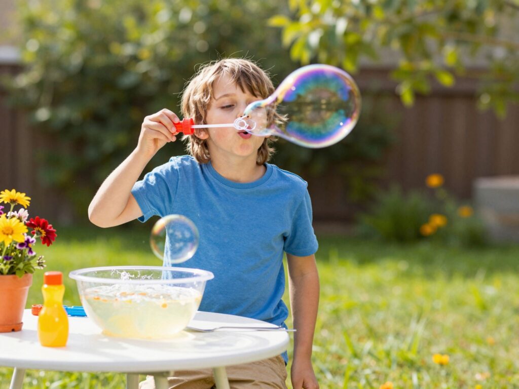 Készíts óriásbuborékot otthon: A tökéletes buborékfújó folyadék receptje
