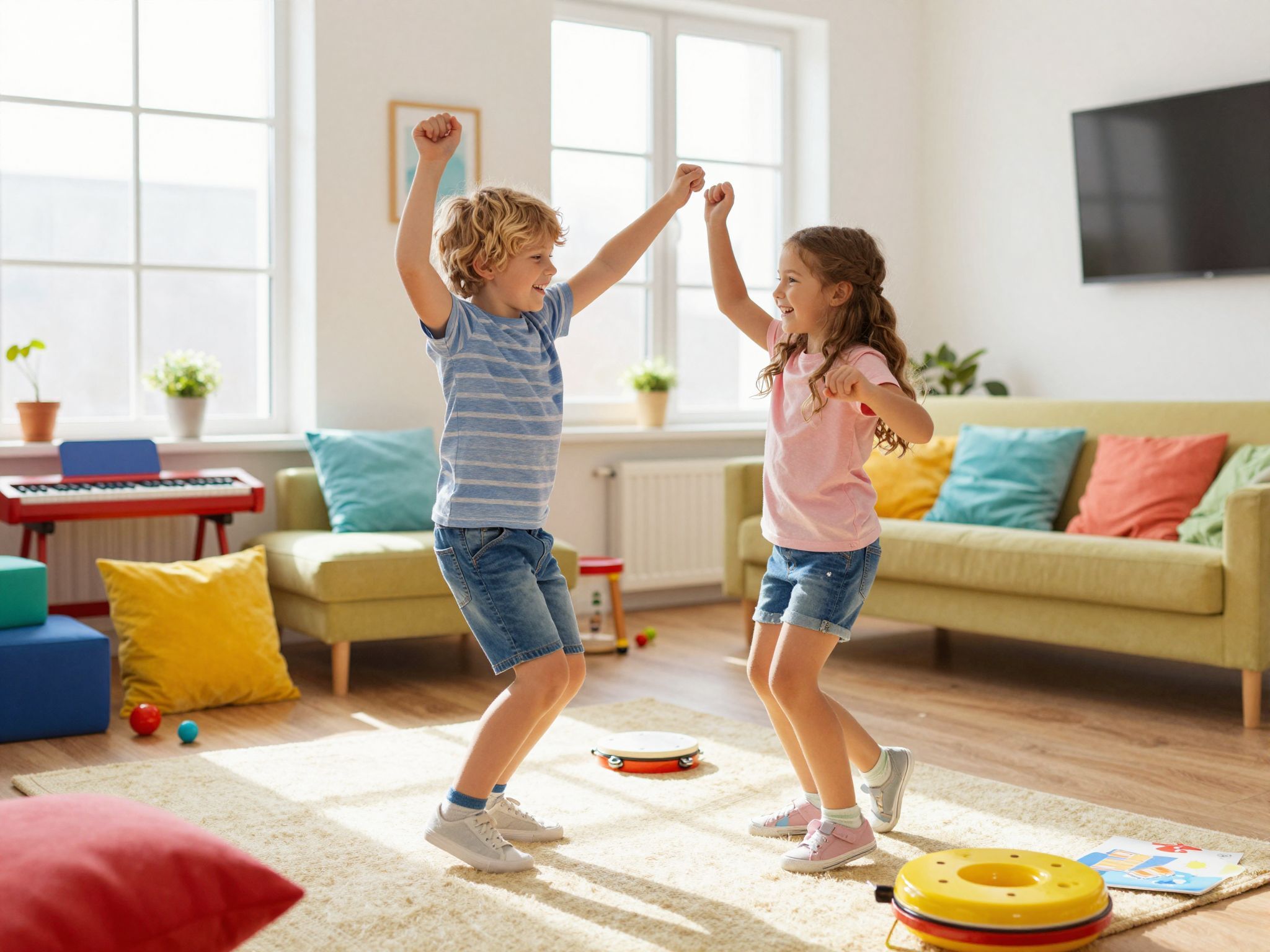 A nappali táncxátékok serkentik a gyerekek kreativitását.