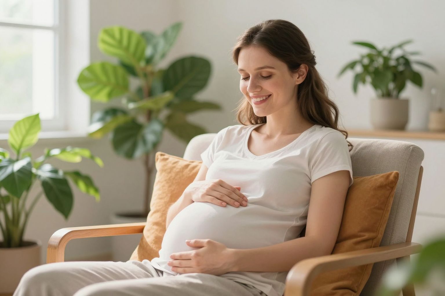 A szorongás csökkentése segíthet a terhesség alatt.