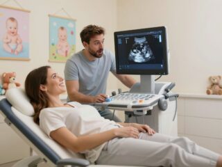 Mikor láthatja az apa is a babát az ultrahangon? A szabályok és lehetőségek