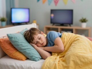 Nehezen alszik el a gyerek? Lehet, hogy a túl sok tévénézés az oka