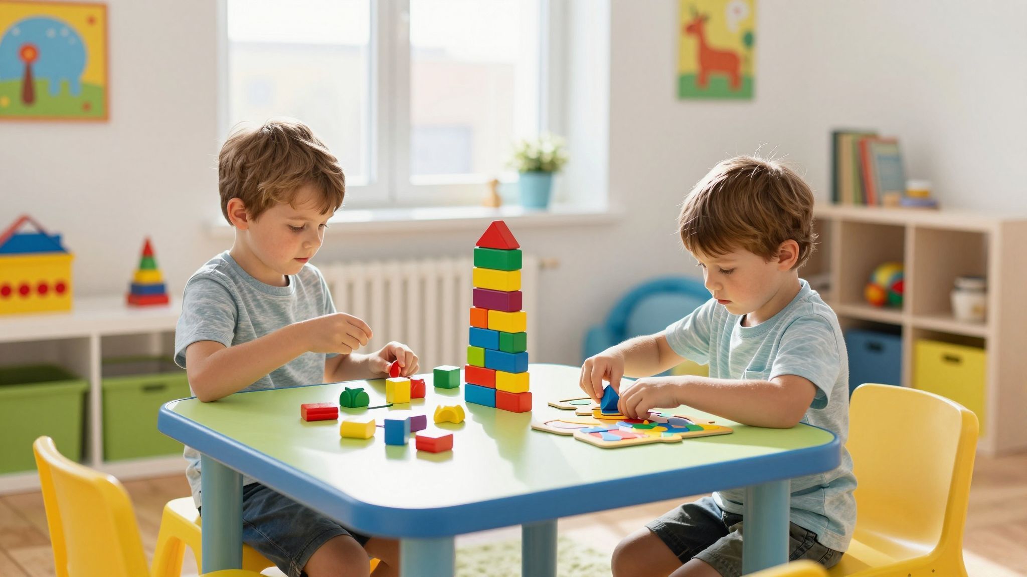 Az összetett játékok fejlesztik a gyermekek logikai gondolkodását.