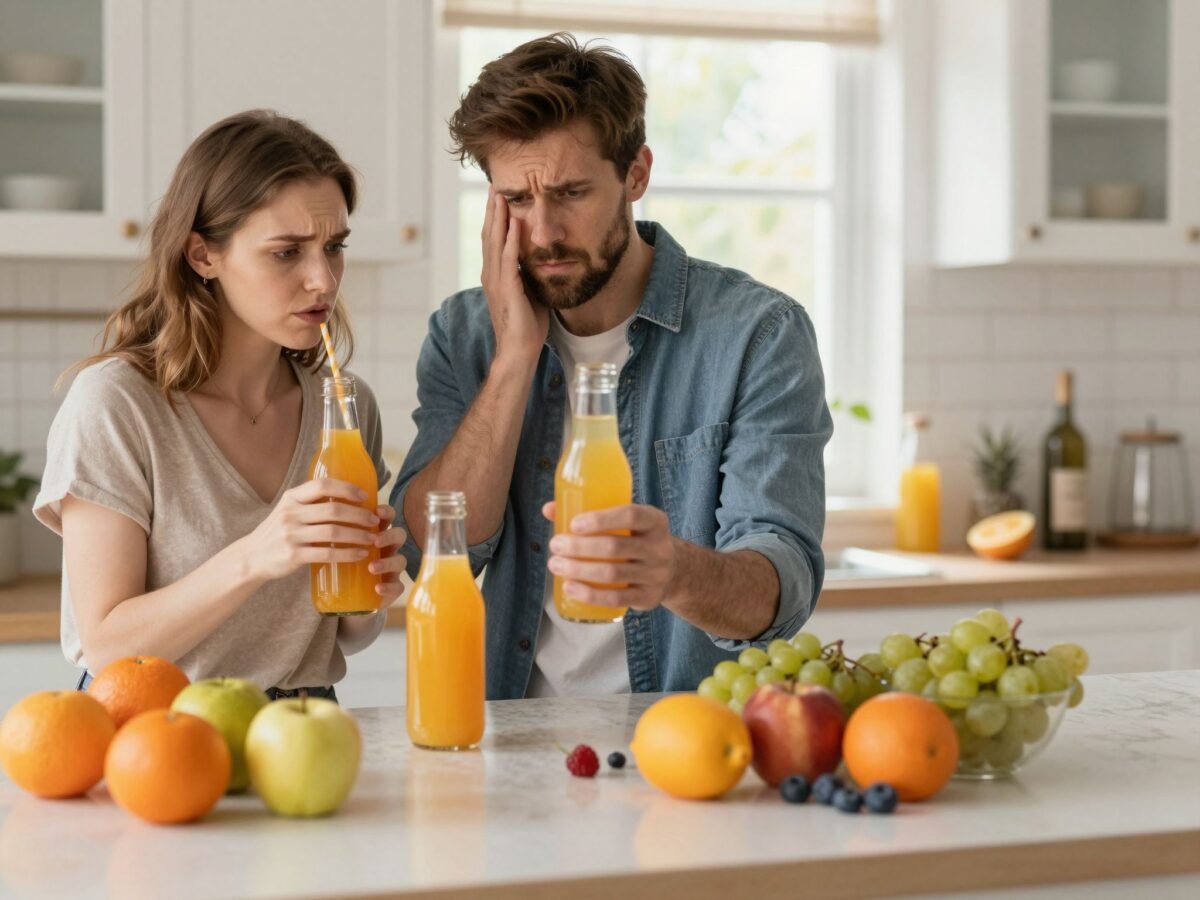 Rejtett cukor és felesleges kalóriák: miért nem egészséges a gyümölcsléfogyasztás?