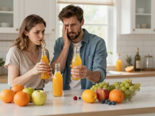 Rejtett cukor és felesleges kalóriák: miért nem egészséges a gyümölcsléfogyasztás?