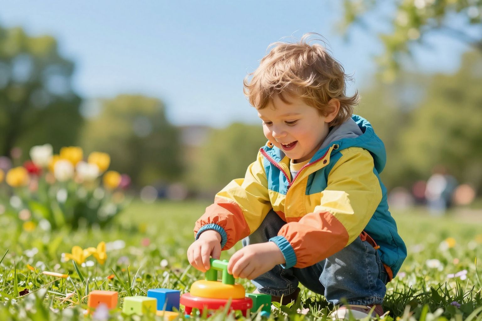 A régi népszokás szerint a levegő jót tesz a gyermekeknek.