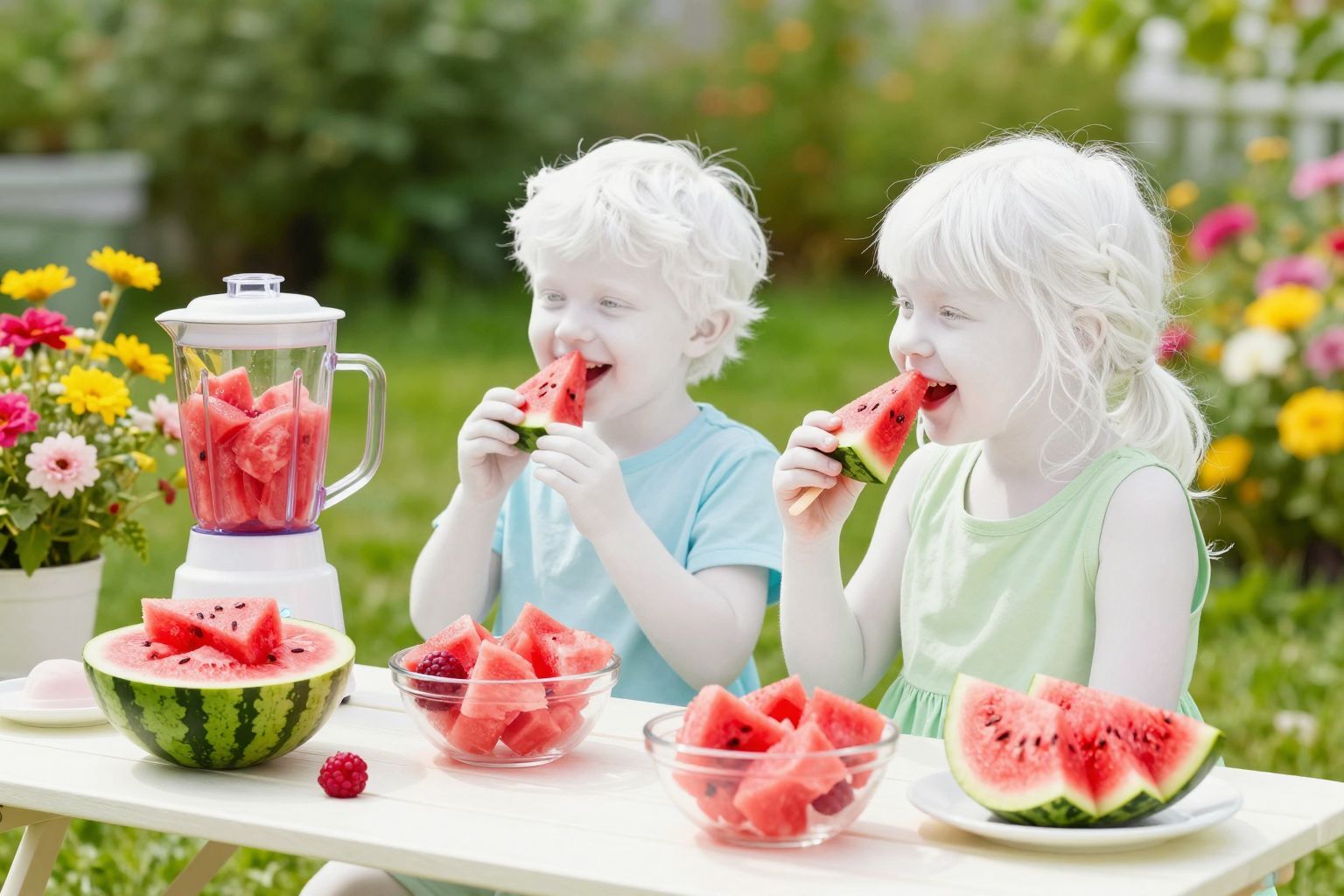 A görögdinnye jégkrém frissítő nyári desszert gyerekeknek.