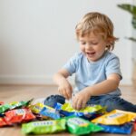 A gyerek a csomagolással játszik? Ne aggódj, ez a kreativitás és a fejlődés jele!