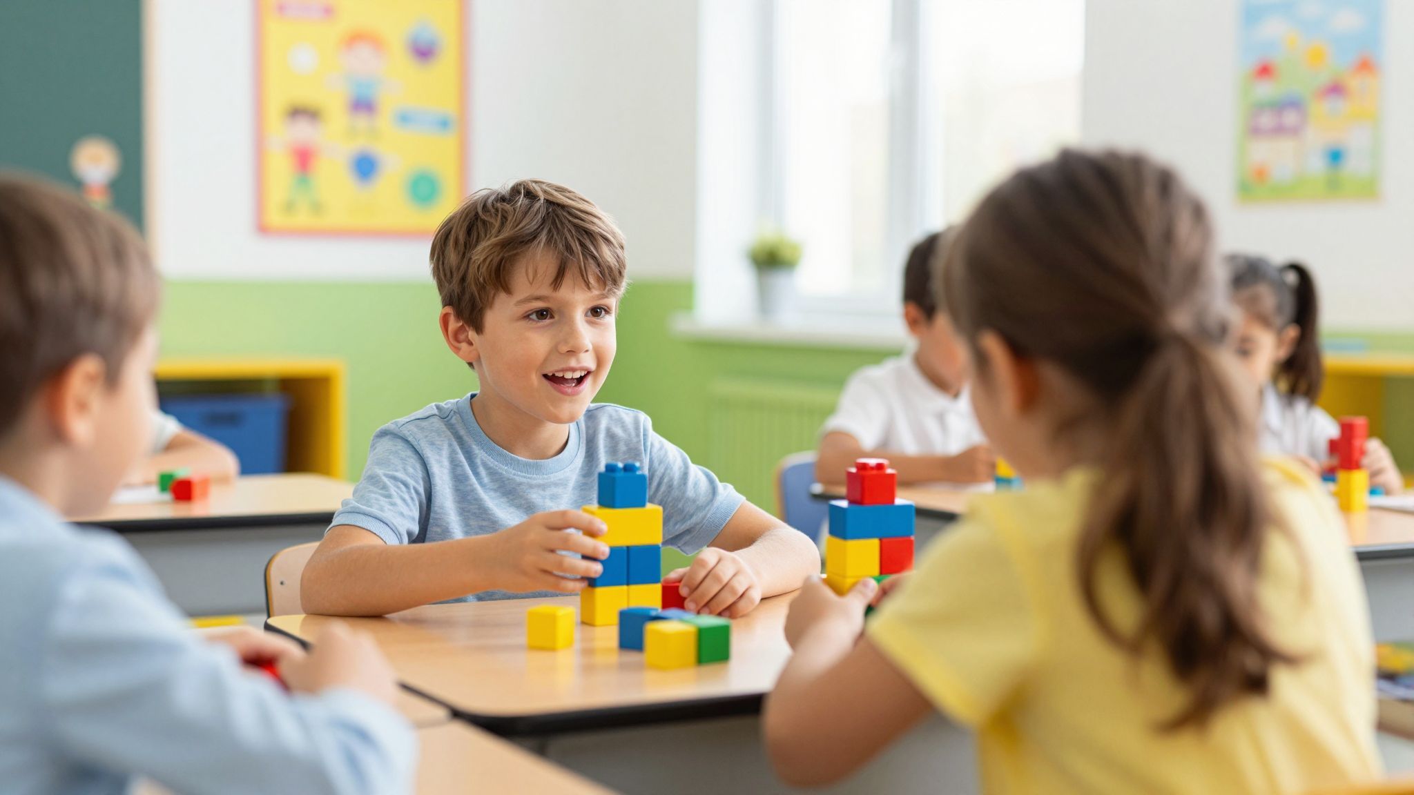 A kisiskolások kommunikációja fejlődik, új barátságok születnek.