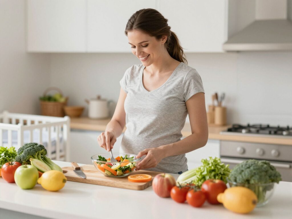 A második trimeszter étrendje: mire van szüksége a mamának és a babának?