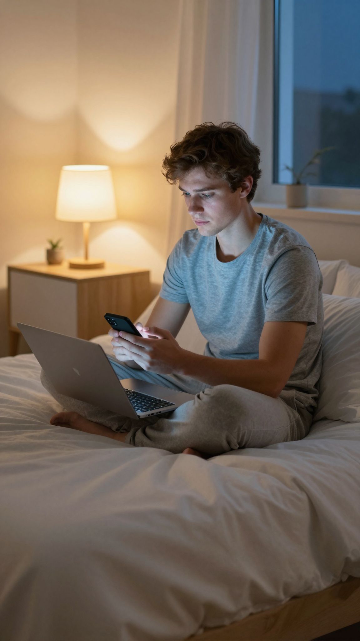 A kék fény zavarhatja az alvás minőségét és ritmusát.