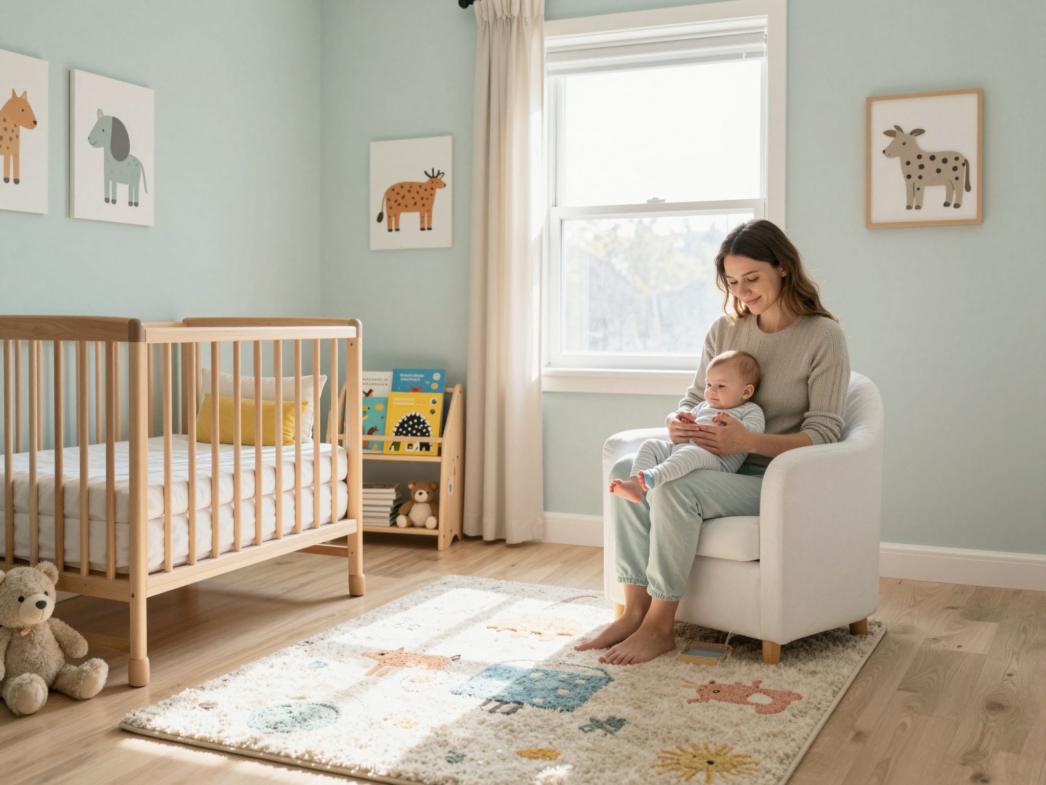 A struktúrált napirend segíti a baba nyugodt alvását.