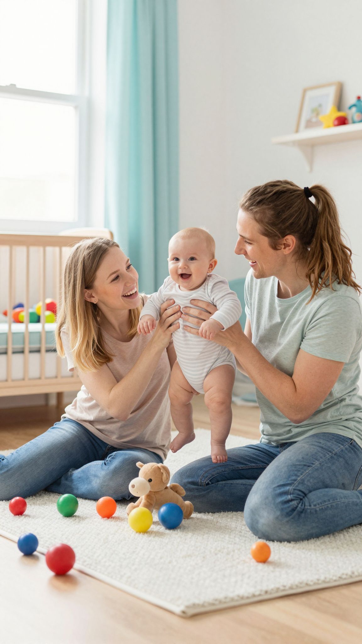 A baba érzékelése és mozgása gyorsan fejlődik.