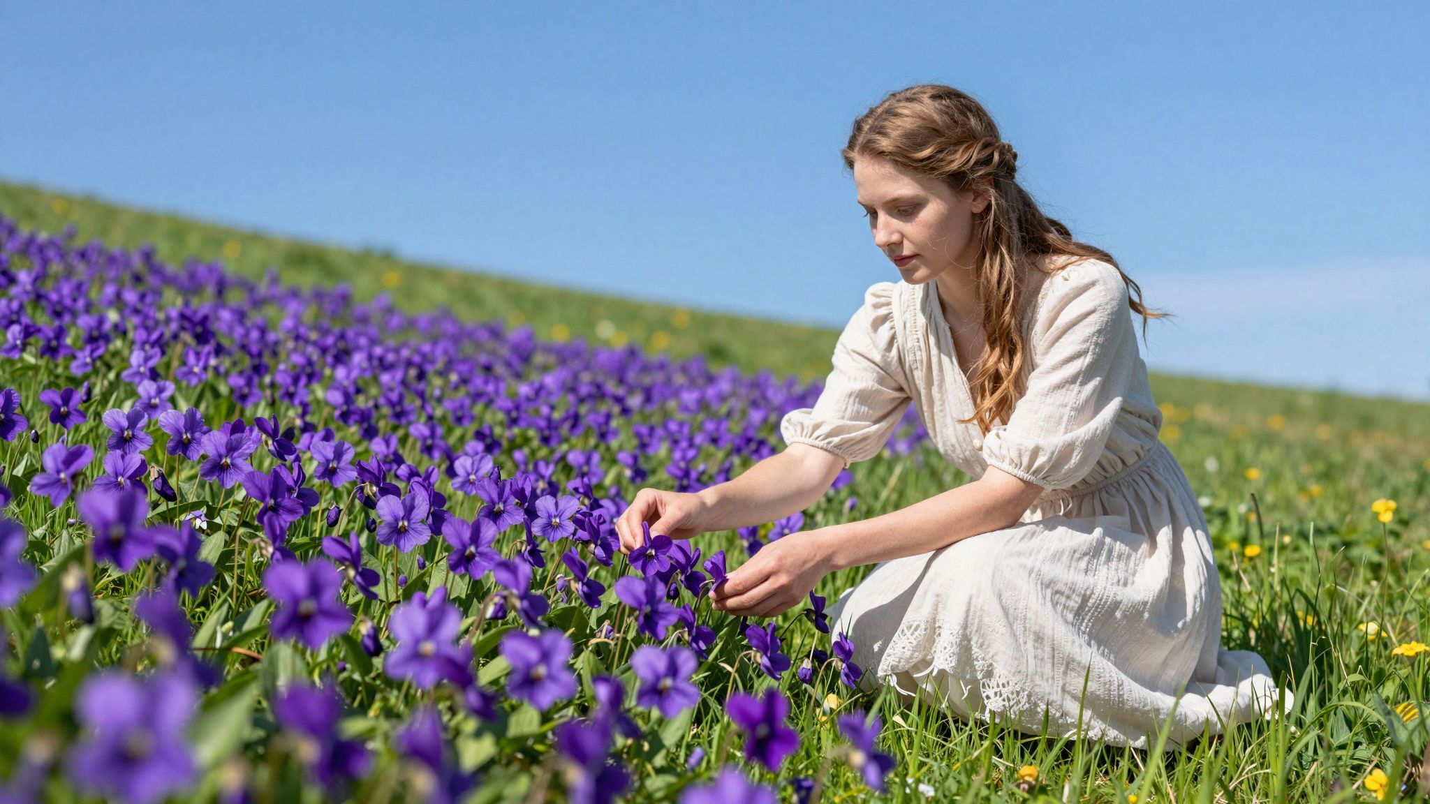 Az Ibolya név a szerénységet és a mély érzelmeket jelképezi.