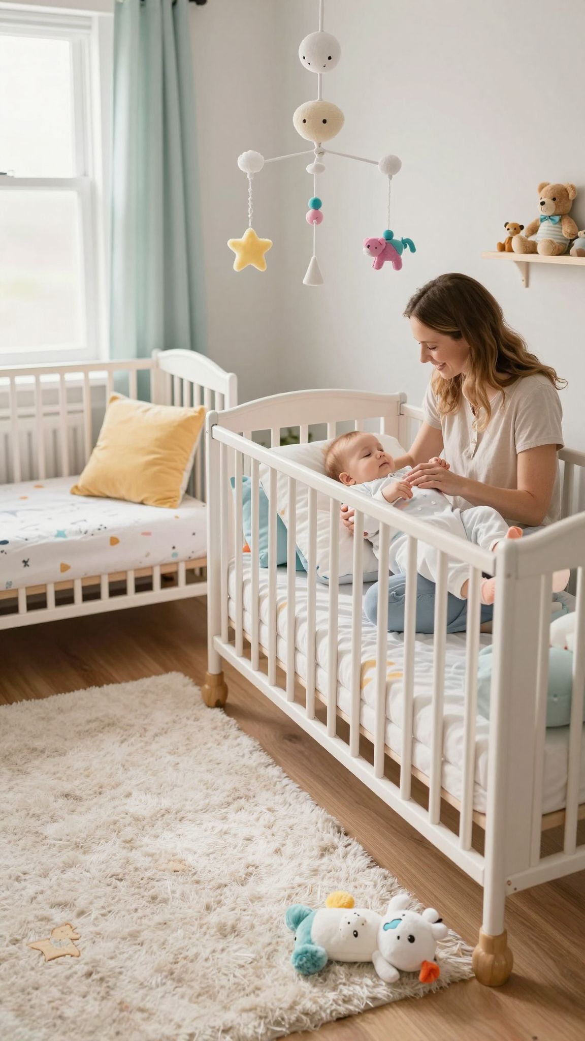 A megfelelő kiságy segíti a baba pihentető alvását.