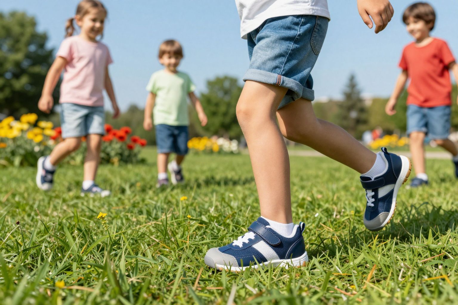 A supinált cipők segítik a láb helyes fejlődését.