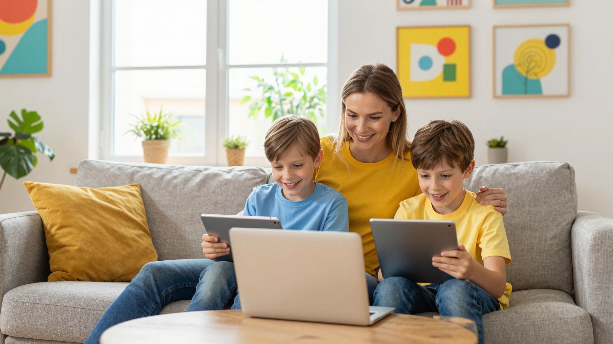 A szülők digitális viselkedése formálja a gyerekek szokásait.