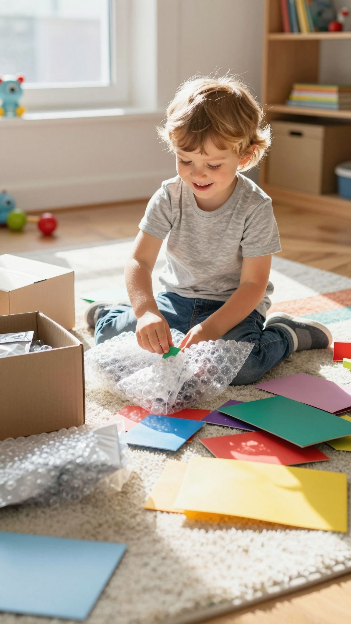 A gyerekek felfedezővágyának támogatása ösztönzi a kreativitást.