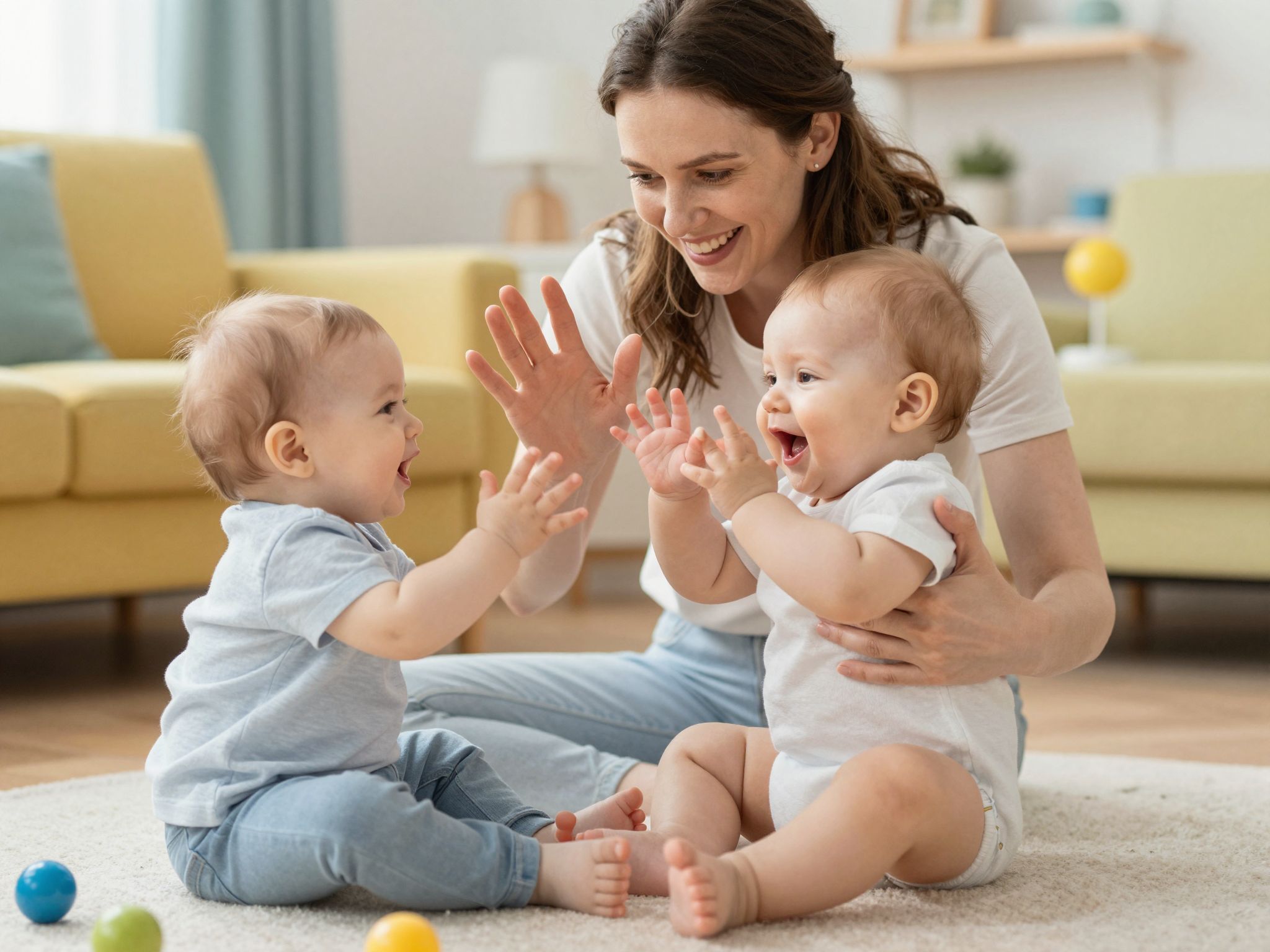 A mozgásfejlődés serkenti a baba beszédképességének fejlődését.