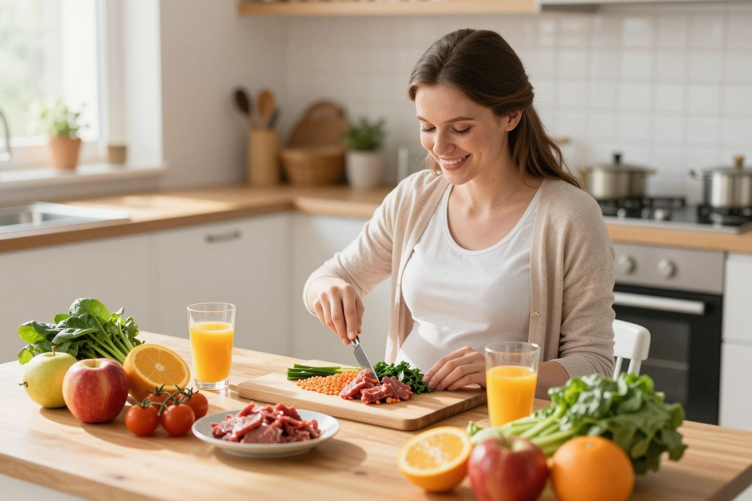 A vaspótlás javítja az emésztést terhesség alatt.