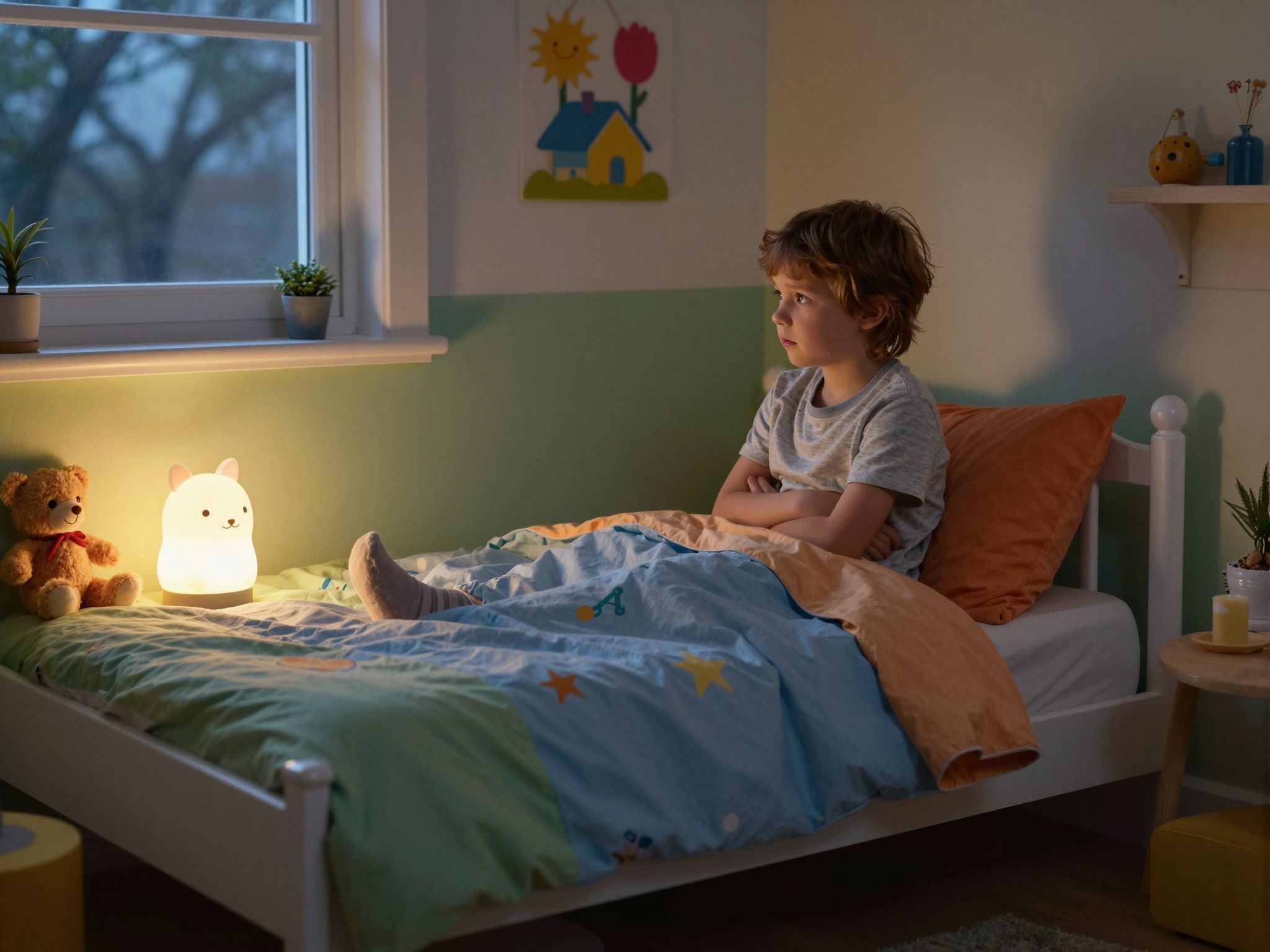 Az éjszakai félelmek gyakoriak gyermekkorban, stressz jelei lehetnek.