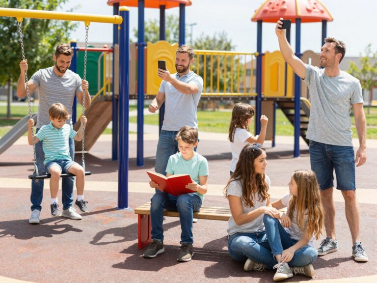 Apák a játszón: 5 jellegzetes típus, akivel biztosan találkoztál már