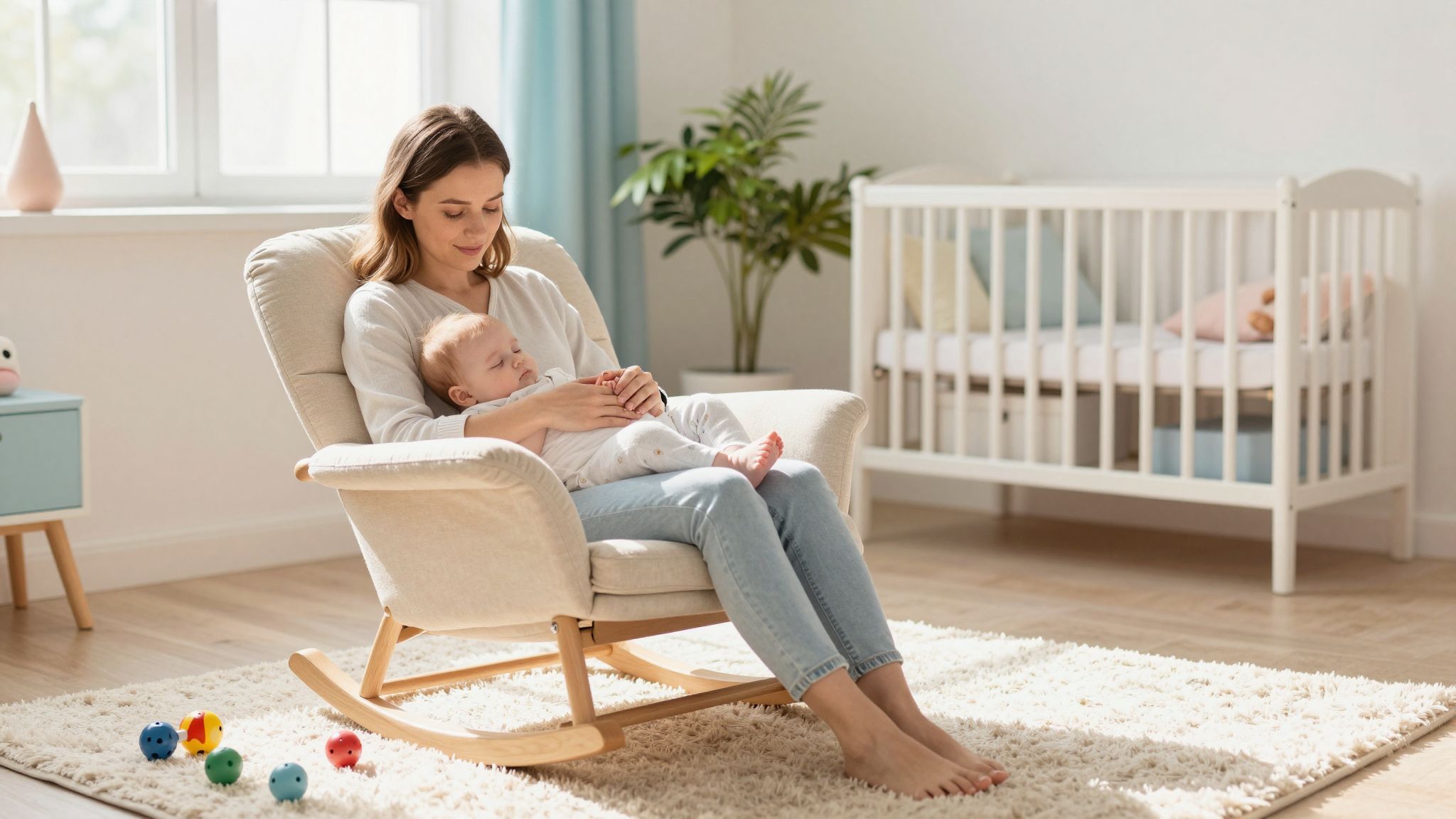 Az alvási asszociációk segítenek a babák megnyugtatásában.