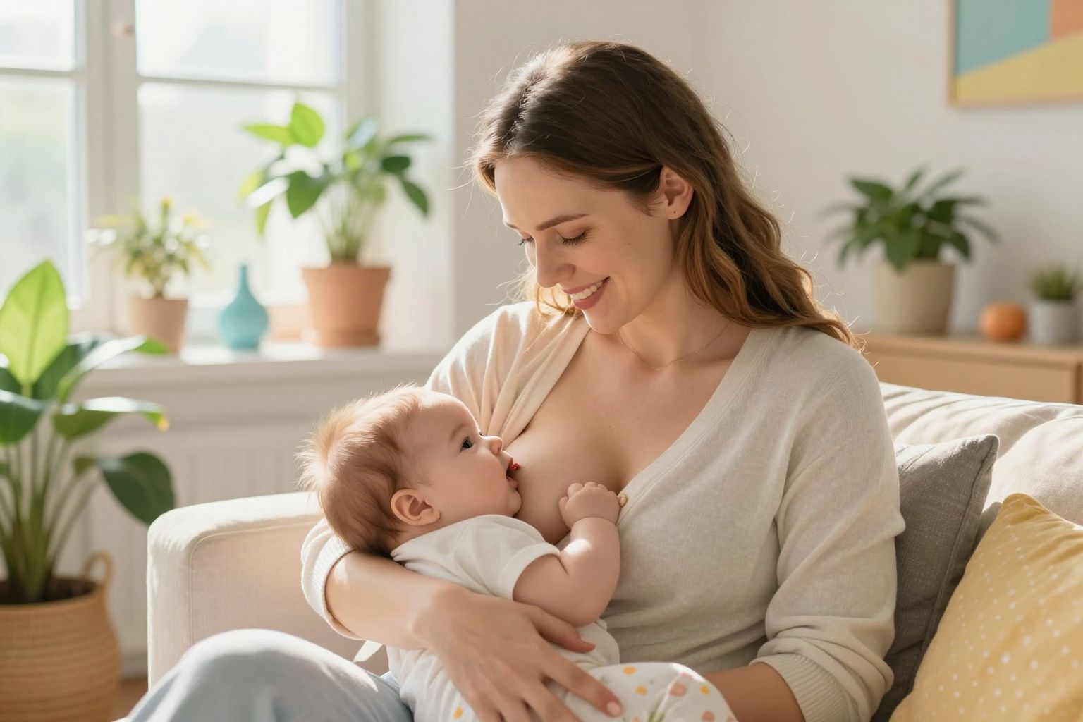 Az anyatej segíti a tüdő fejlődését és védelmét.