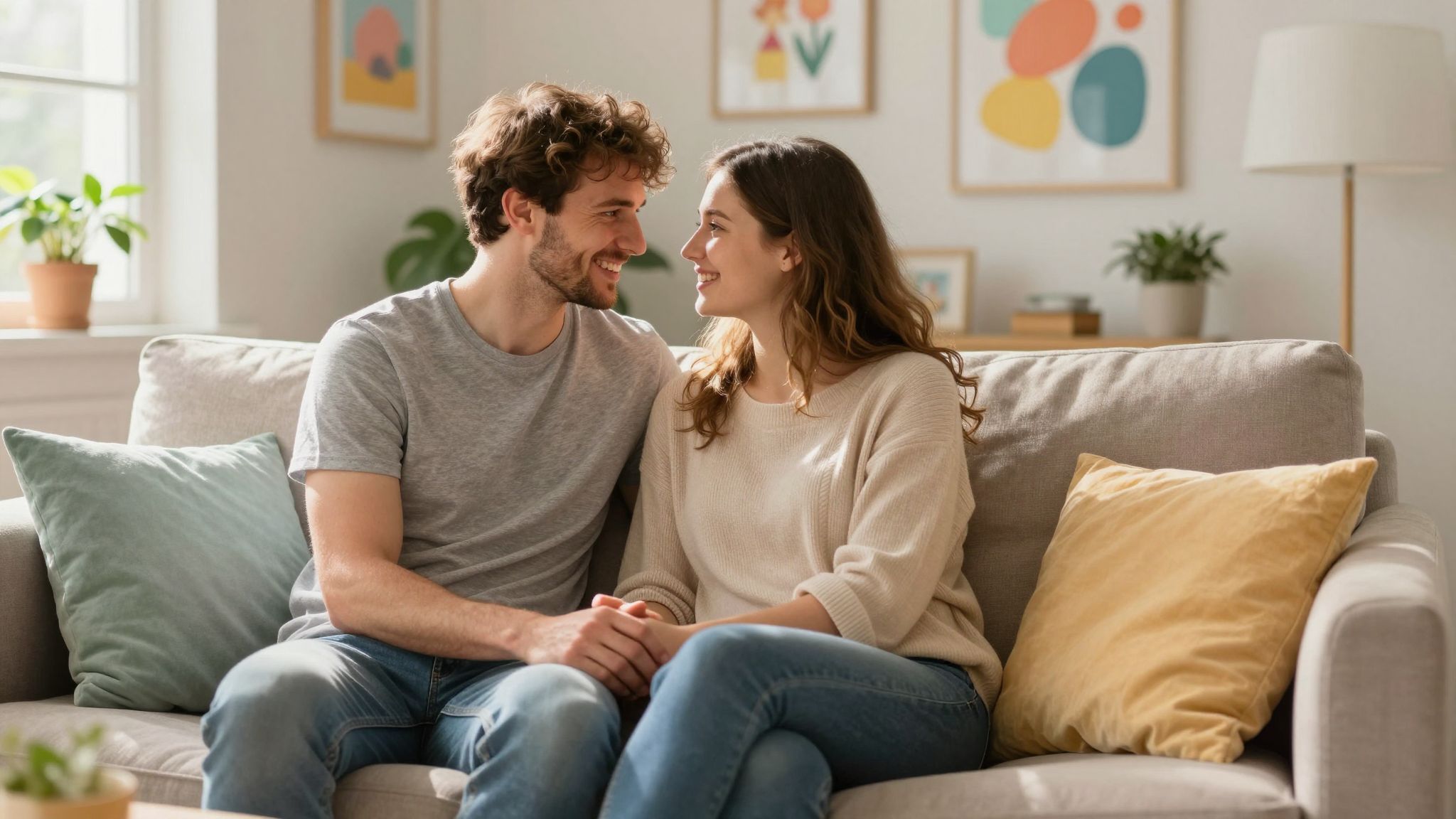 Az érzelmi intimitás erősítheti a párkapcsolatot szülés után.