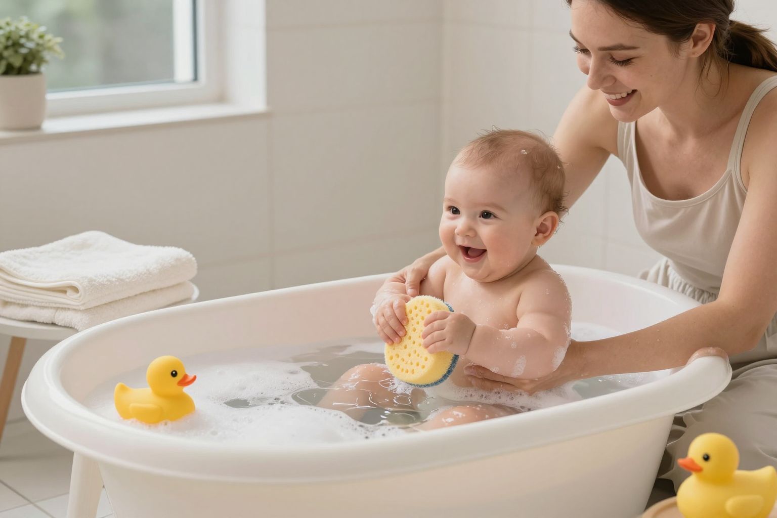 Válasszon bőrbarát, BPA-mentes fürdetési eszközöket babájának!