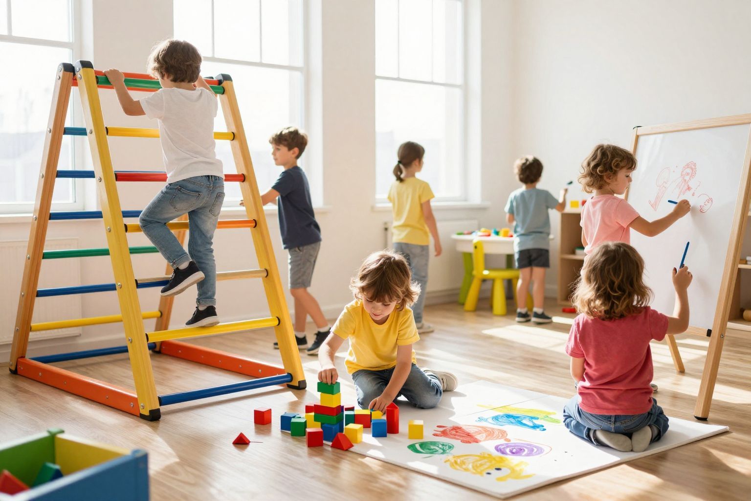 A játszóházak segítik a gyermekek önbizalmának növelését.